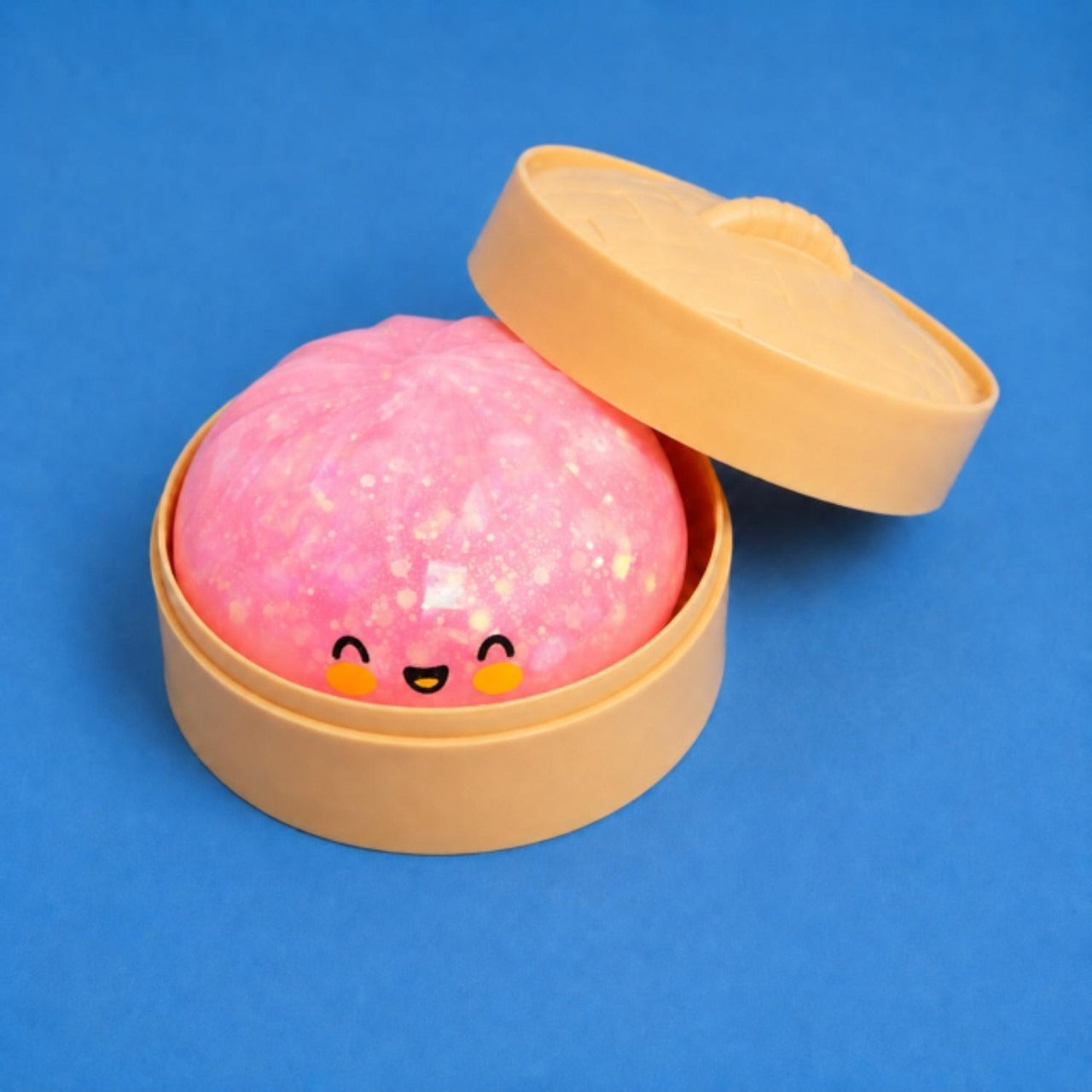 Crazy Fun - Mystery Squishy Pink Holographic Dumpling Blind Box