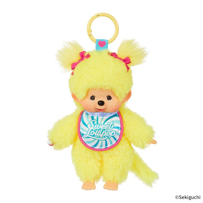 Monchhichi - Sweet Lollipop Monchhichi Keychain (Yellow)