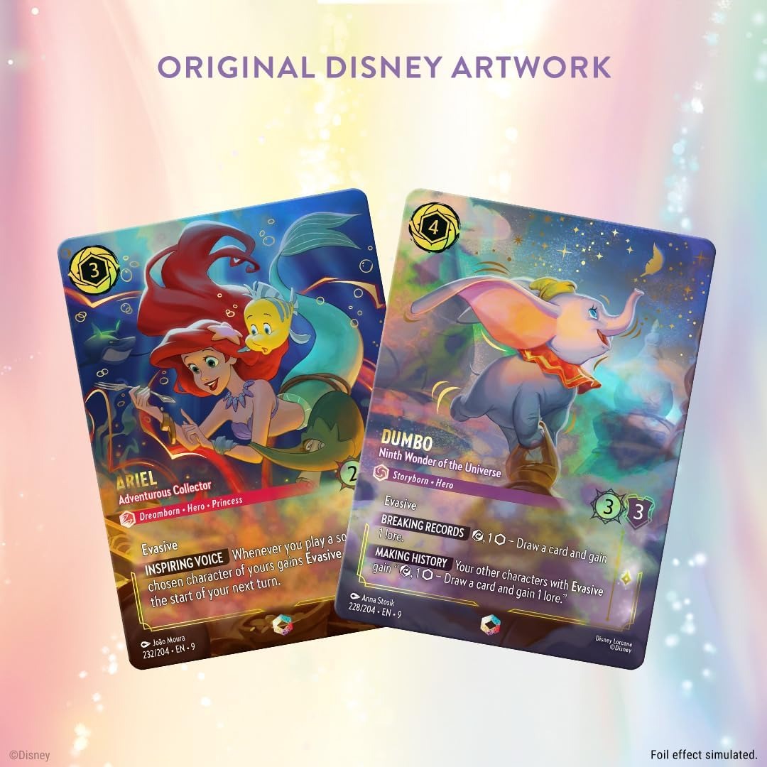Disney Lorcana TCG: S9 Fabled Single-Player Deck - Emerald & Ruby