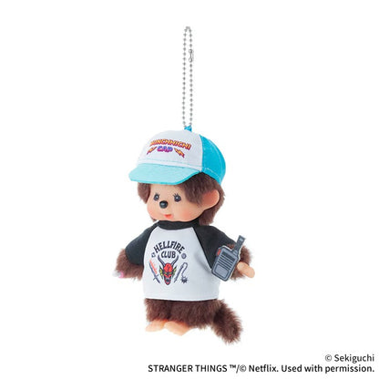 Monchhichi x Stranger Things - Monchhichi Keychain (Hellfire Club)