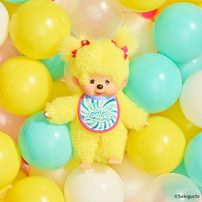 Monchhichi - Sweet Lollipop Monchhichi Keychain (Yellow)