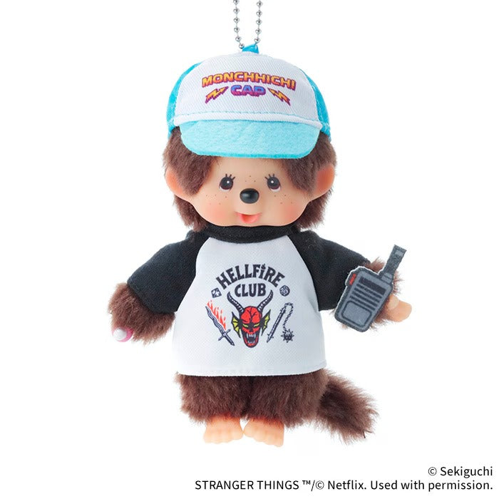 Monchhichi x Stranger Things - Monchhichi Keychain (Hellfire Club)