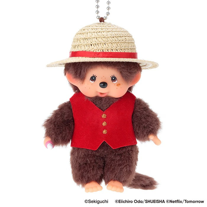 Monchhichi x Netflix - ONE PIECE Season 2 Luffy Monchhichi Keychain