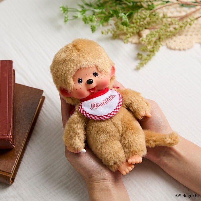 Monchhichi - Premium Standard Small Beige Boy Plush Doll
