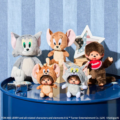 Monchhichi x Tom and Jerry - Tom Monchhichi Big Face SS Keychain