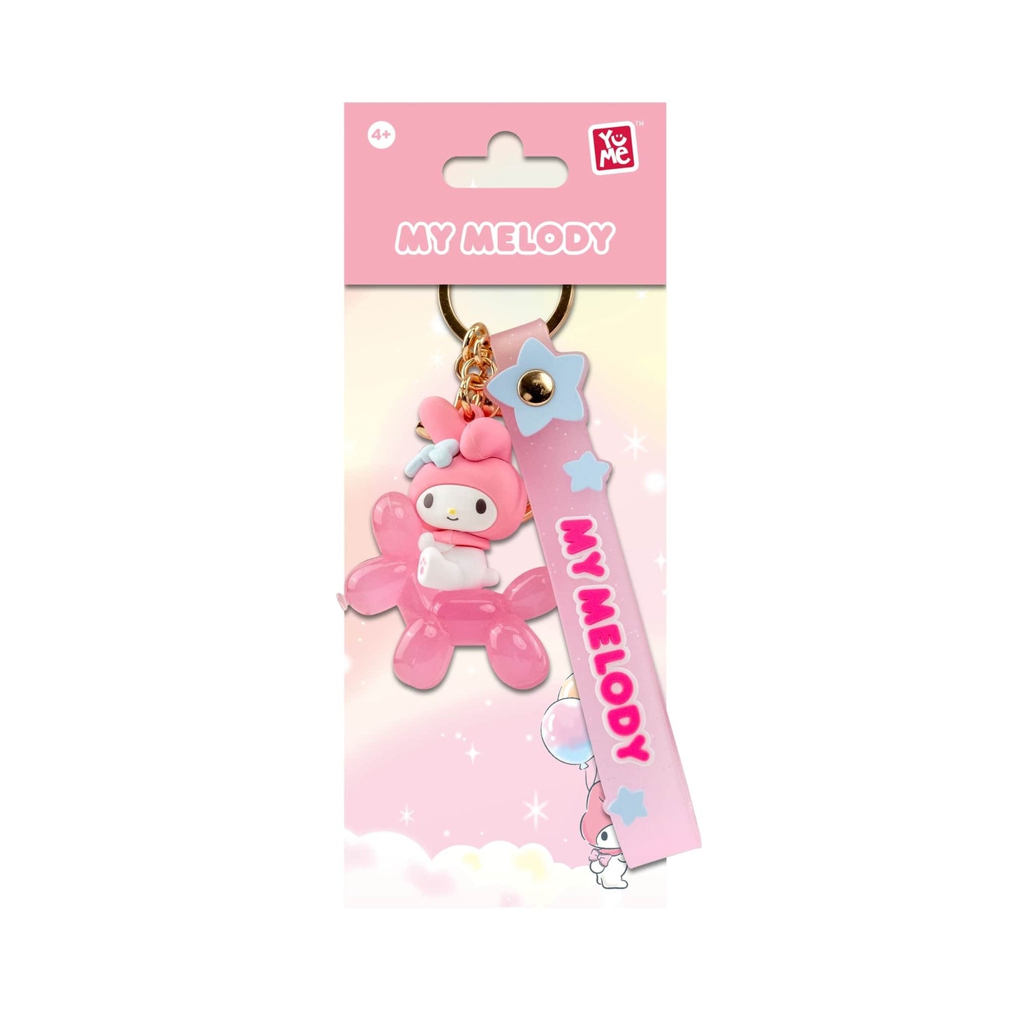 YuMe Toys - Hello Kitty And Friends Balloon Series Keychain & Strap(My Melody)