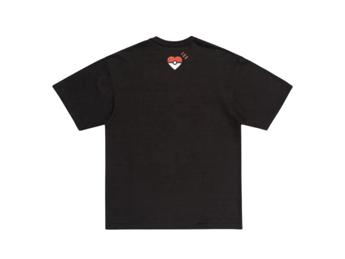 Human Made x Pokemon Graphic Pikachu Harajuku T-shirt Black Pink