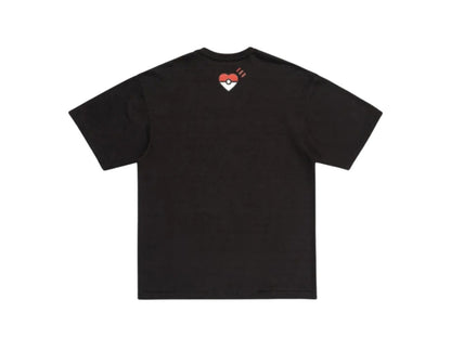 Human Made x Pokemon Graphic Pikachu Harajuku T-shirt Black Pink