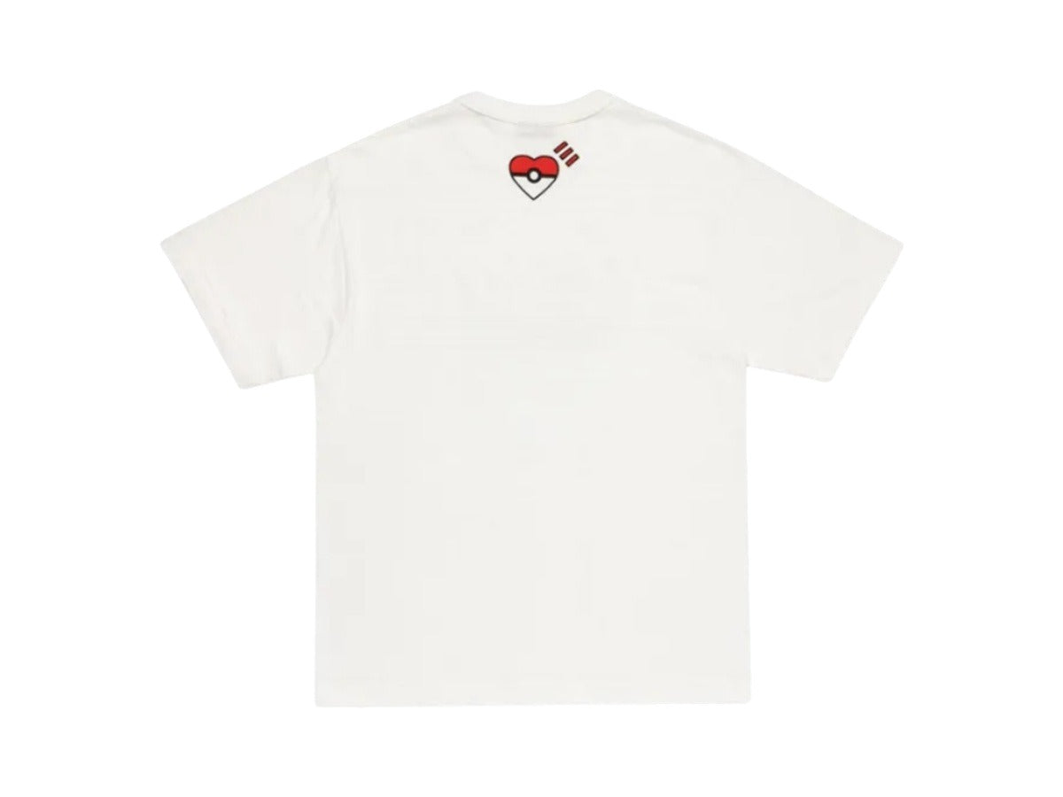 Human Made x Pokemon Graphic Pikachu Harajuku T-shirt White Pink