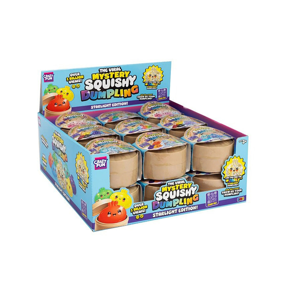 Crazy Fun - Mystery Squishy Shimmering Starlight Edition Dumpling Blind Box