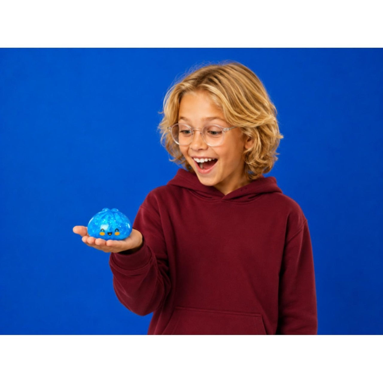 Crazy Fun - Mystery Squishy Blue Holographic Dumpling Blind Box