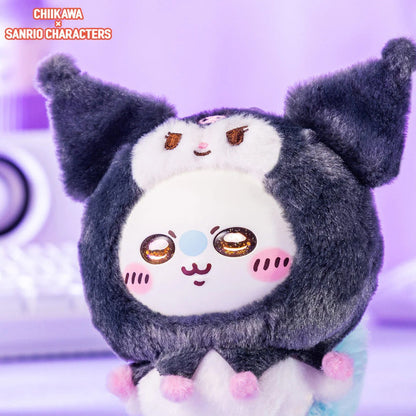 Chiikawa Kiramekko x Sanrio Series Vinyl Plush Keychains