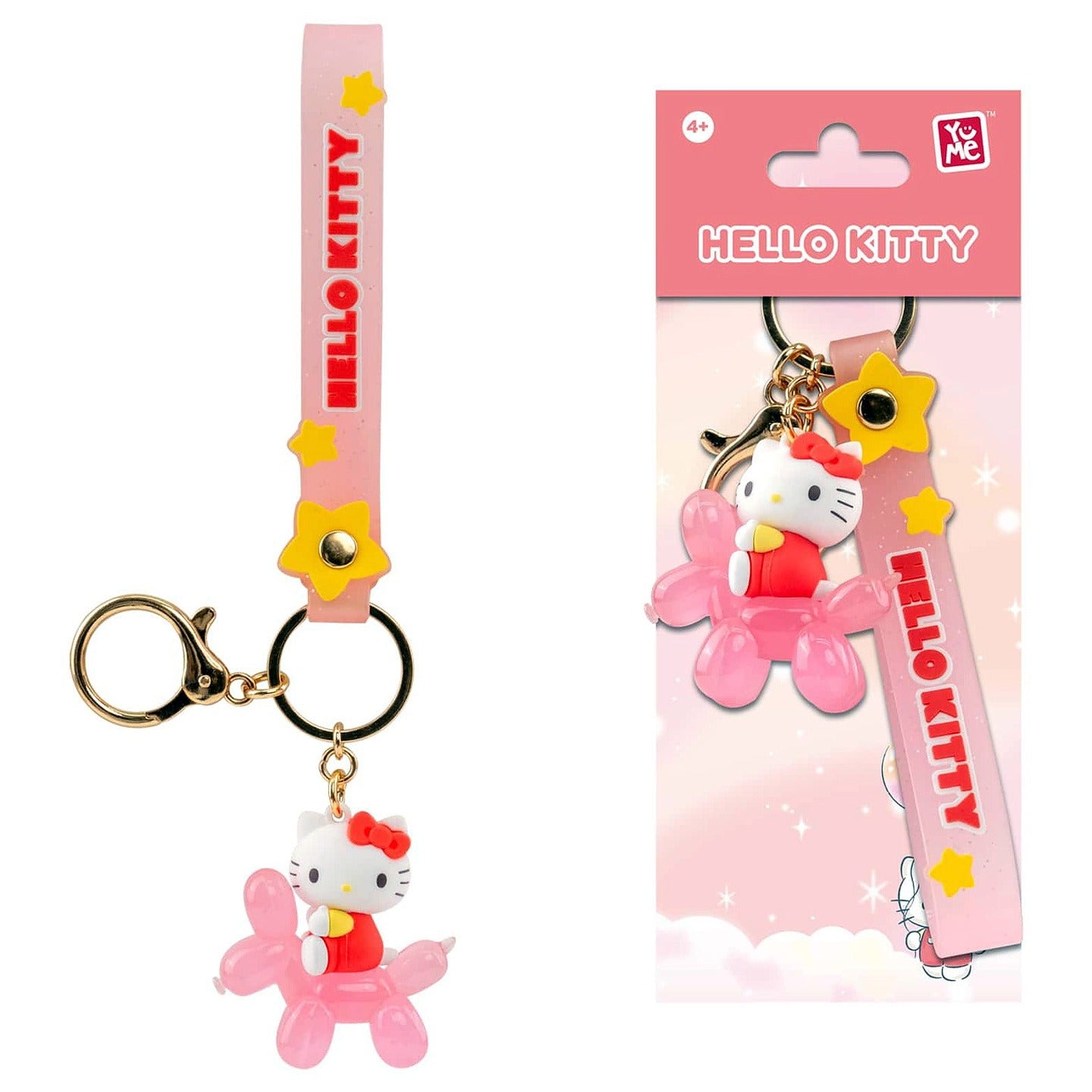 YuMe Toys - Hello Kitty And Friends Balloon Series Keychain & Strap(Hello Kitty)