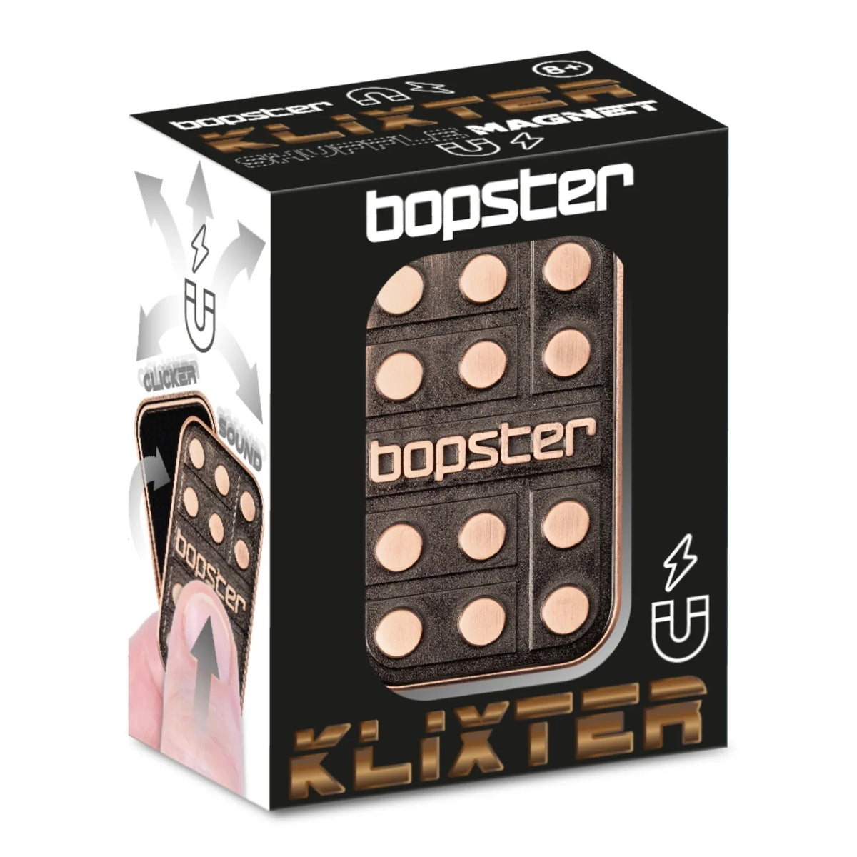 Bopster - Klixter Metal Fidget Domino