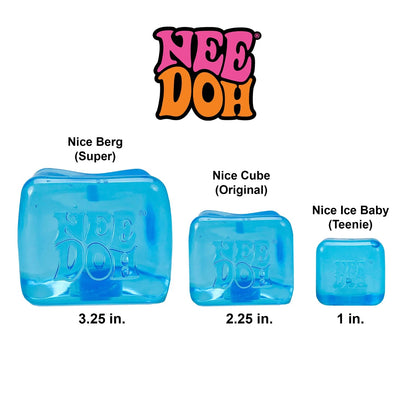 NeeDoh Schylling - Glitter & Glow Niceberg