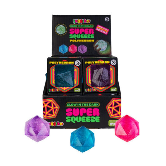 Smoosho's - Super Squeeze Glow In The Dark Polyhedron
