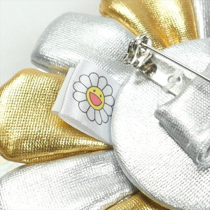 Takashi Murakami - Flower Plush Key Chain (Gold & Silver)