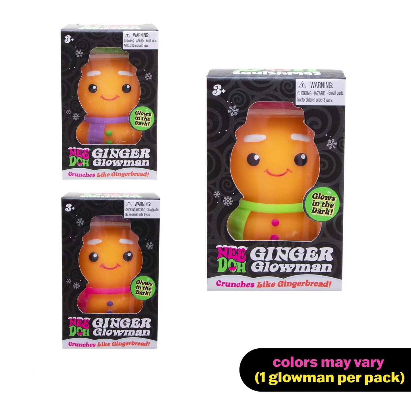 NeeDoh Schylling - Ginger Glowman