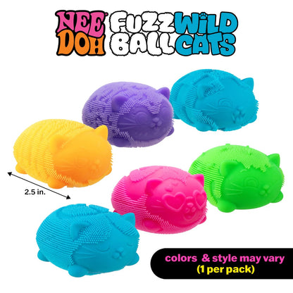 NeeDoh Schylling - Fuzz Ball Wild Cats