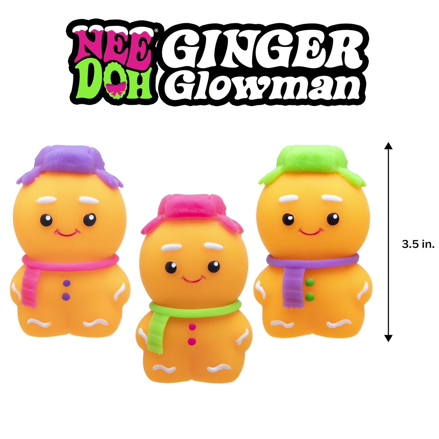 NeeDoh Schylling - Ginger Glowman