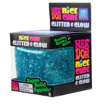 NeeDoh Schylling - Nice Cube Glitter & Glow