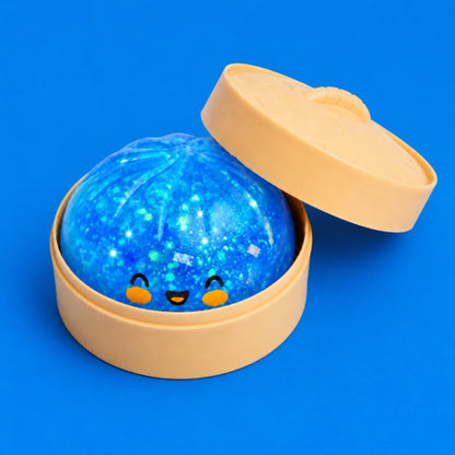 Crazy Fun - Mystery Squishy Blue Holographic Dumpling Blind Box