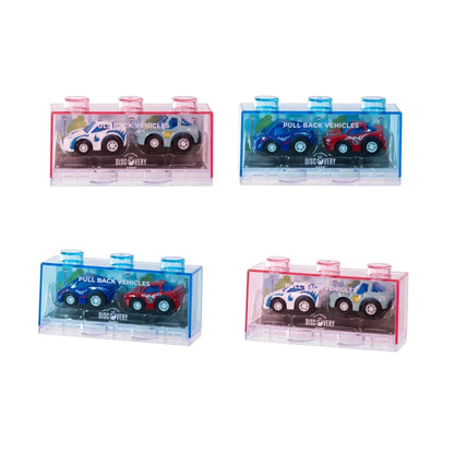 Discovery Zone - Pull Back Vehicles Mini Set of 2