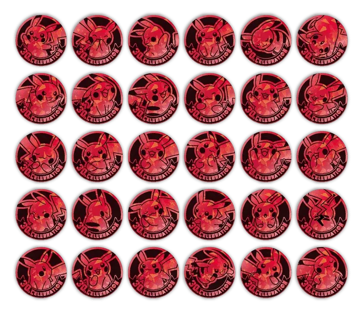 Pokémon TCG: 30th Celebration Coin Set (Simplified Chinese)