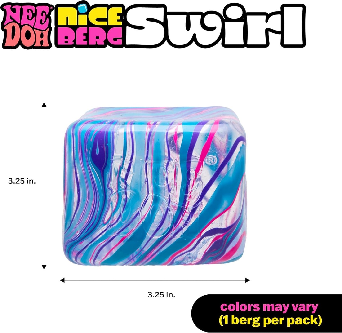 NeeDoh Schylling - Swirl Niceberg