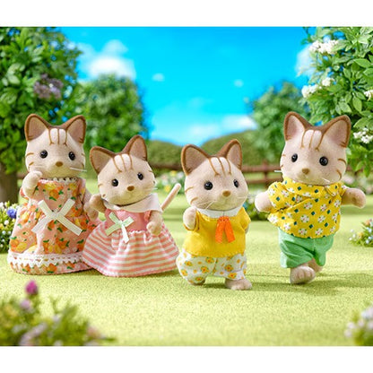 Sylvanian Families - Striped Cat Family