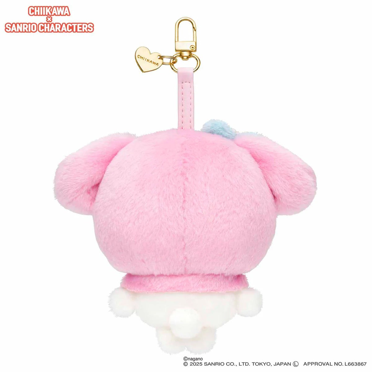 Chiikawa Kiramekko x Sanrio Series Vinyl Plush Keychains