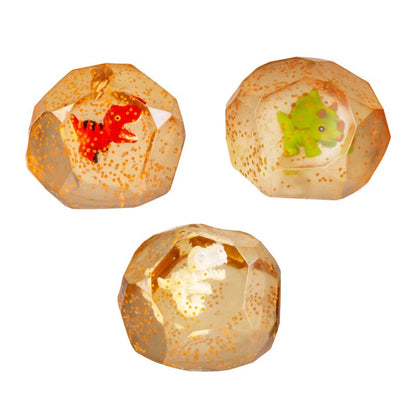 Smoosho's - Super Squeeze Diamond Sphere Glow in the Dark Dino