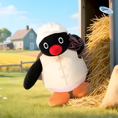 Pingu Happy Farm Series Plush Charm Blind Box
