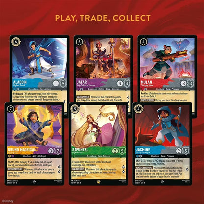 Disney Lorcana TCG: S8 Reign of Jafar Single-Player Deck - Ruby & Steel