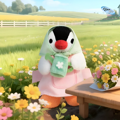 Pingu Happy Farm Series Plush Charm Blind Box