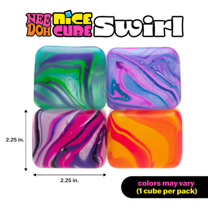 NeeDoh Schylling - Nice Cube Swirl