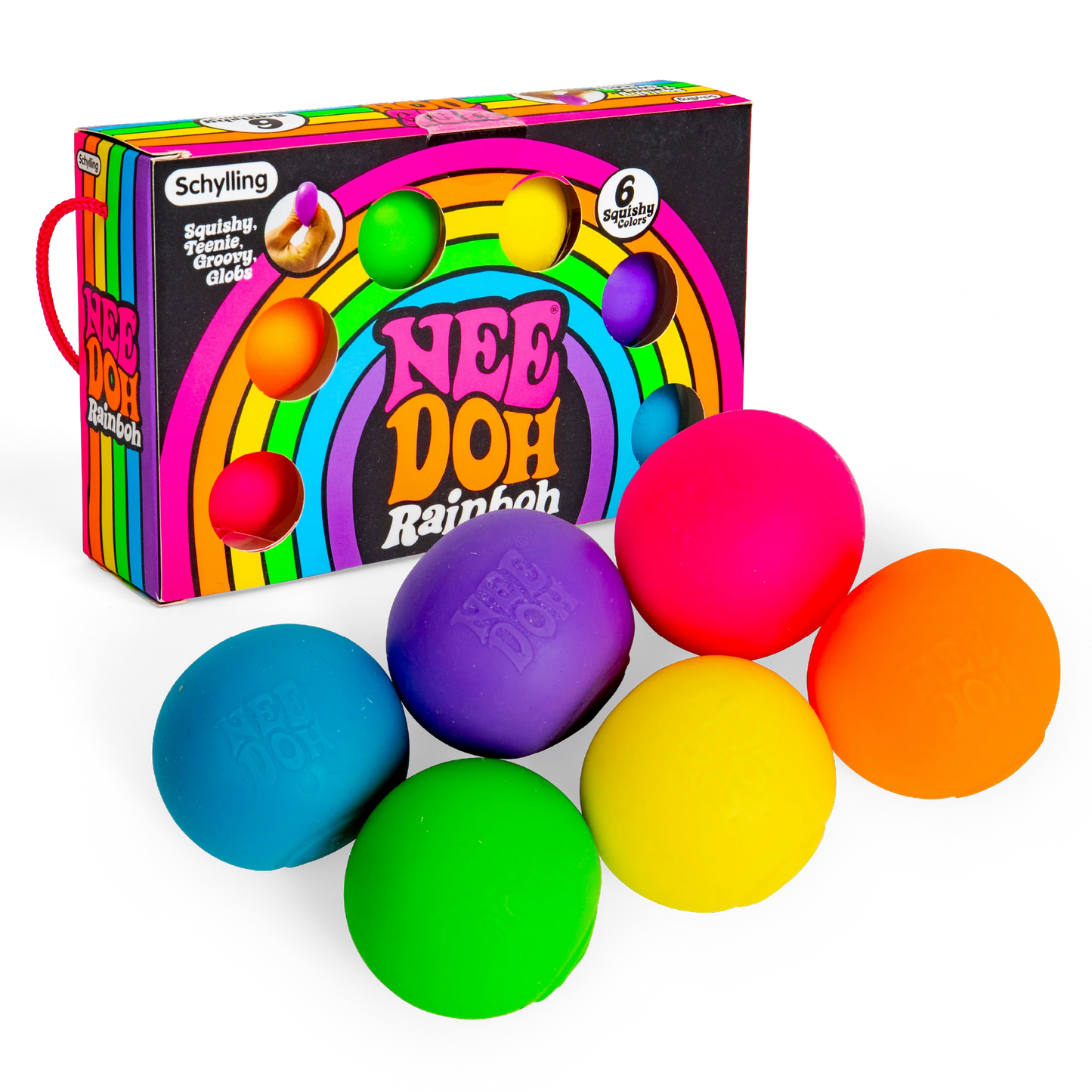 NeeDoh Schylling - Rainbow Teenie