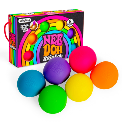 NeeDoh Schylling - Rainbow Teenie