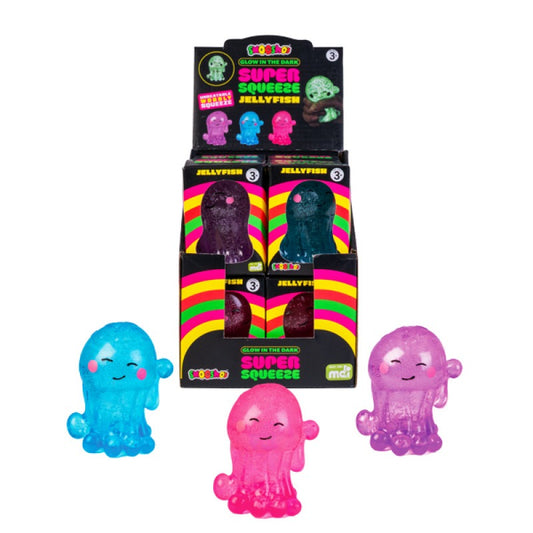 Smoosho's - Super Squeeze Glow-in-the-dark Jellyfish