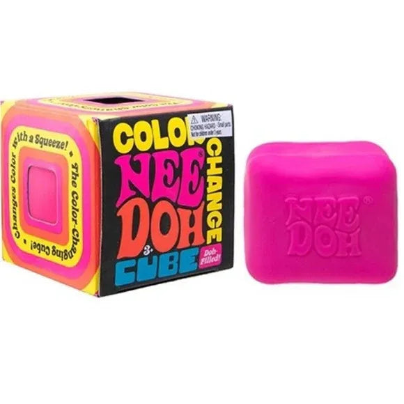 NeeDoh Schylling - Colour Change Cube Shape