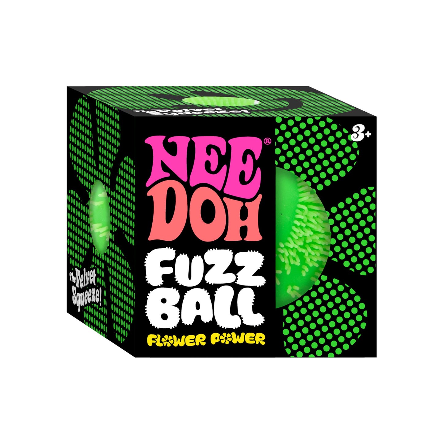 NeeDoh Schylling - Fuzz Ball Flower Power