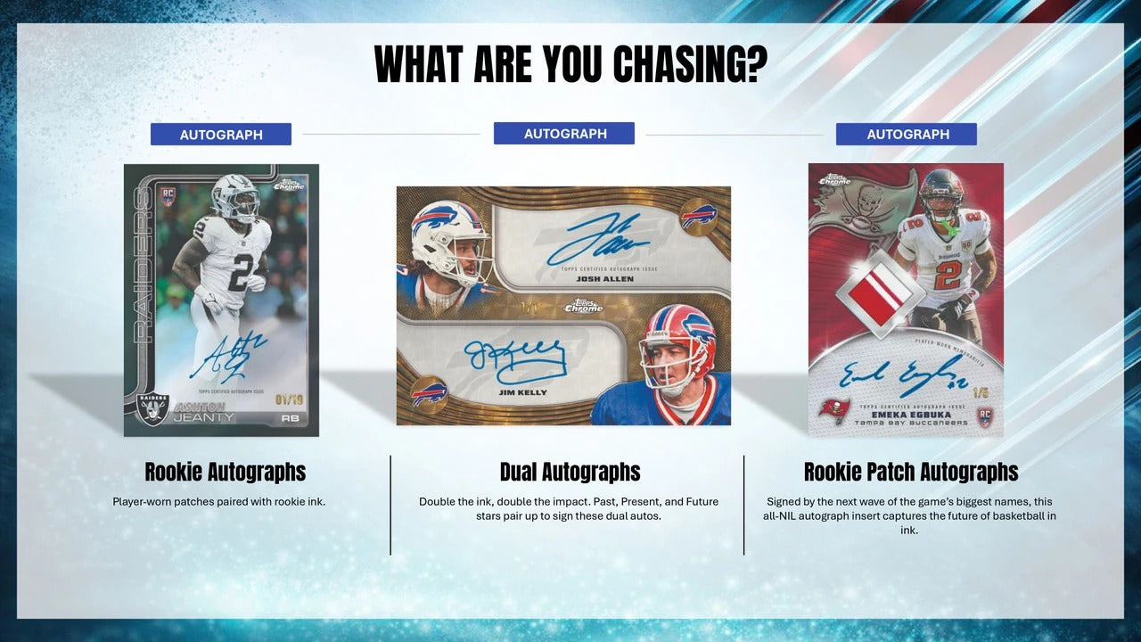 Topps 2025 NFL Chrome Football Value Box