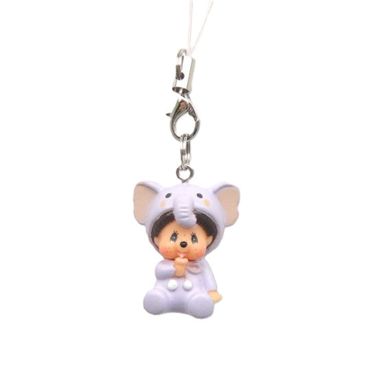 Monchhichi - Elephant PVC Keychain