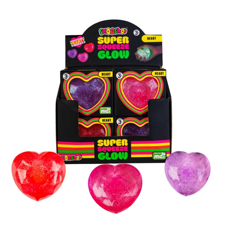 Smoosho's - Super Squeeze Glow in the Dark Heart