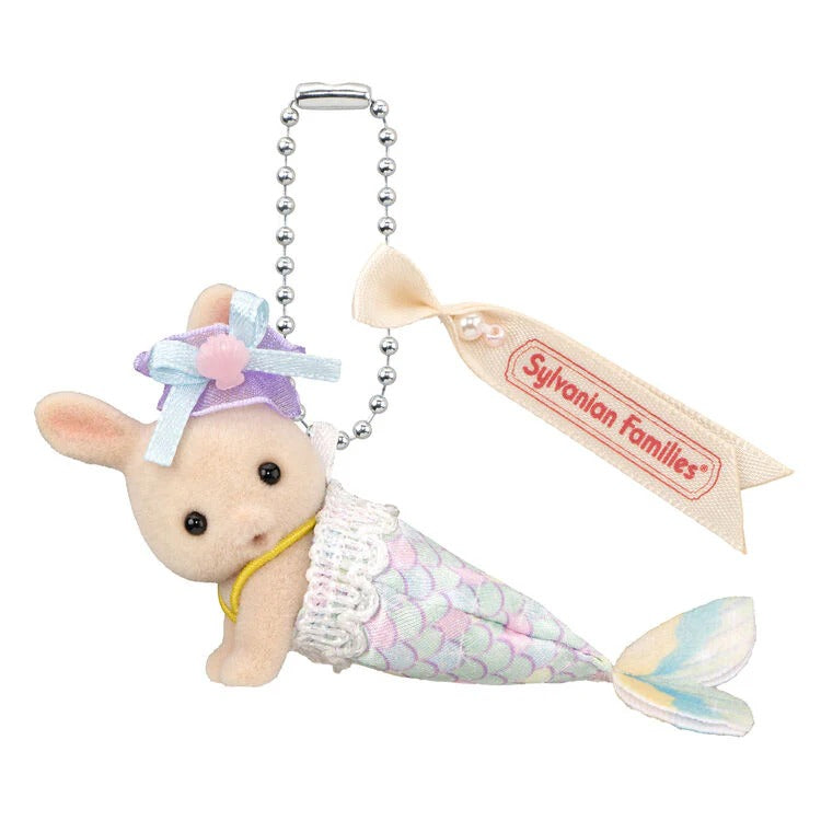 Sylvanian Families - Keychain Milk Rabbit Baby Crawling Baby Mermaid
