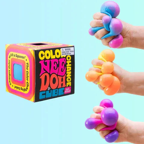 NeeDoh Schylling - Colour Change Cube Shape