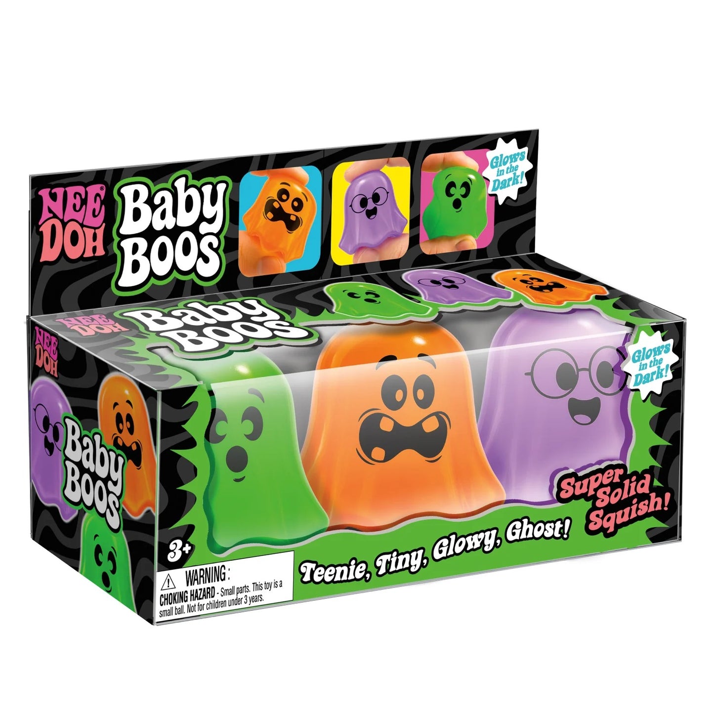 NeeDoh Schylling - Baby Boos (Teenie Ghosts 3 pack)