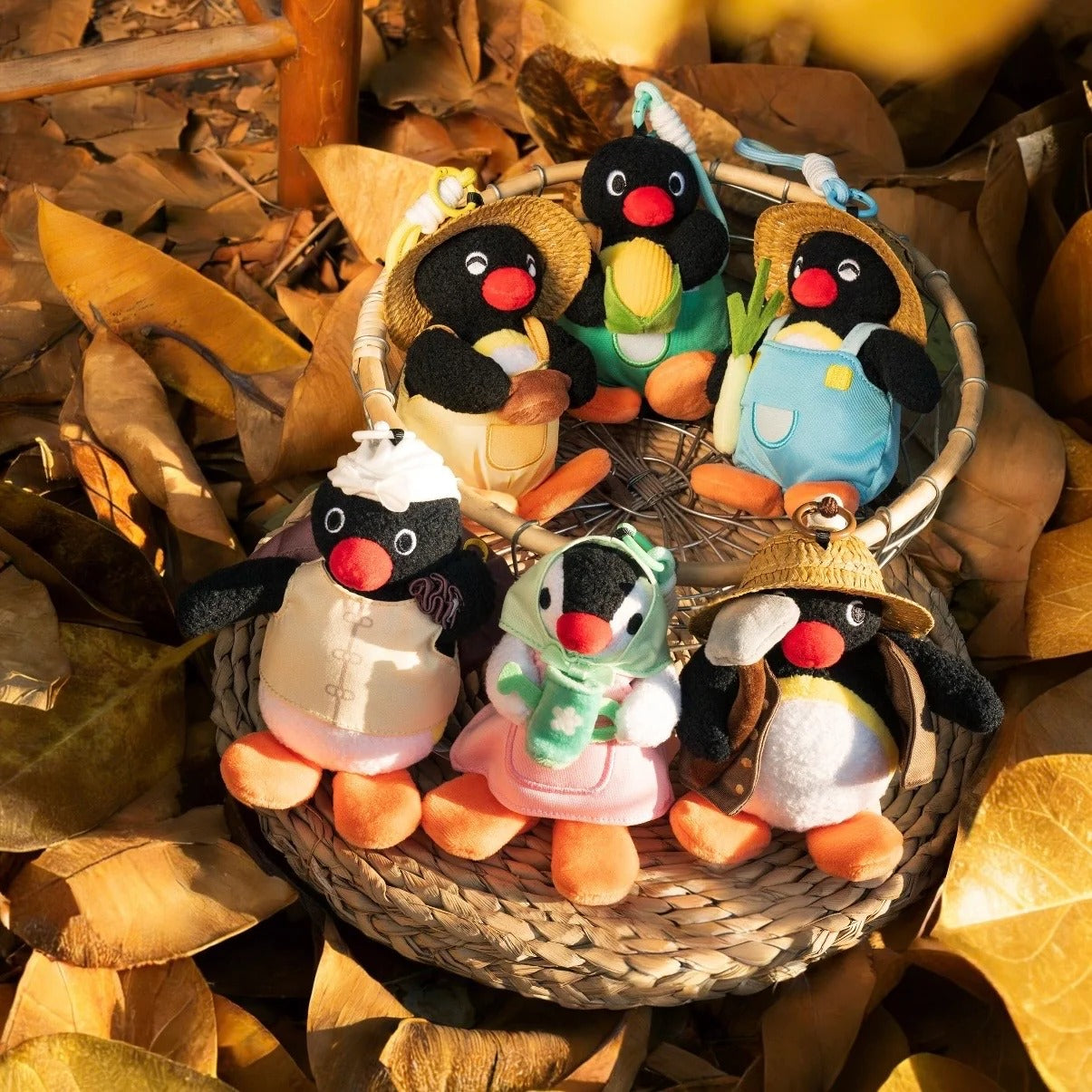 Pingu Happy Farm Series Plush Charm Blind Box