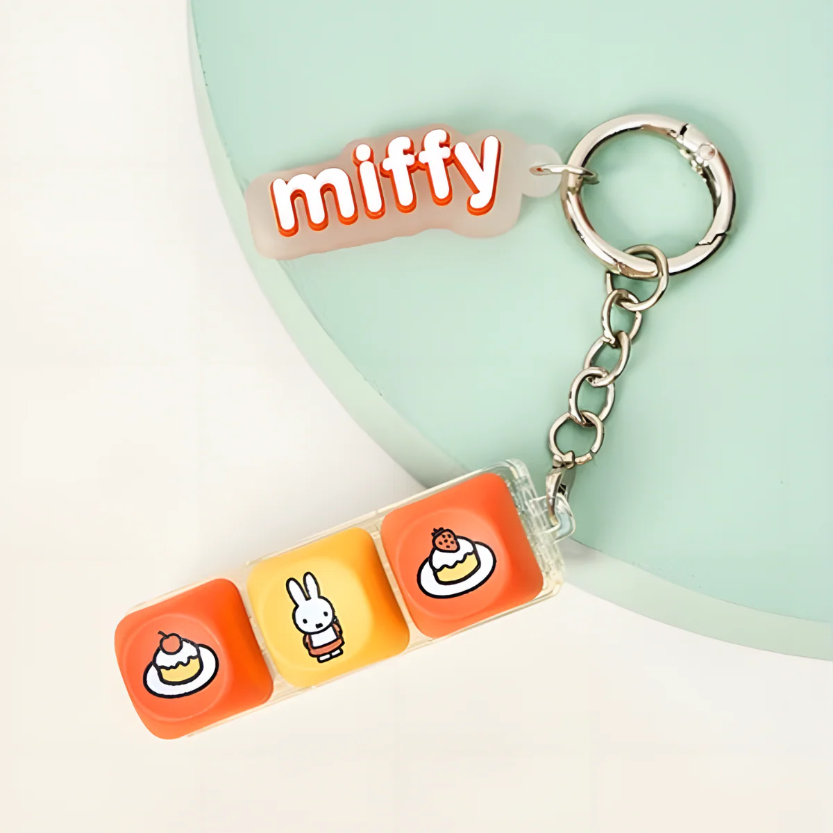 Miffy Keycap Series Keychains Blind Box