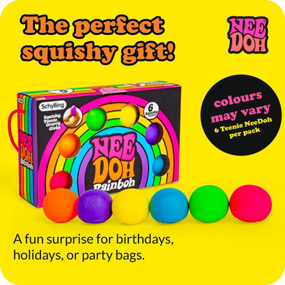 NeeDoh Schylling - Rainbow Teenie